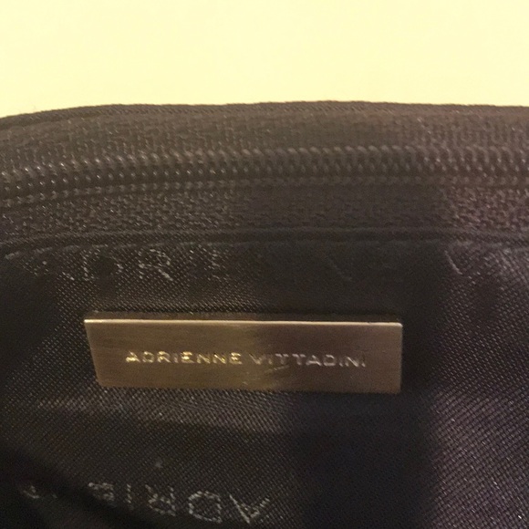 ADRIENNE VITTADINI BROWN LEATHER AND Nylon purse - Picture 7 of 8